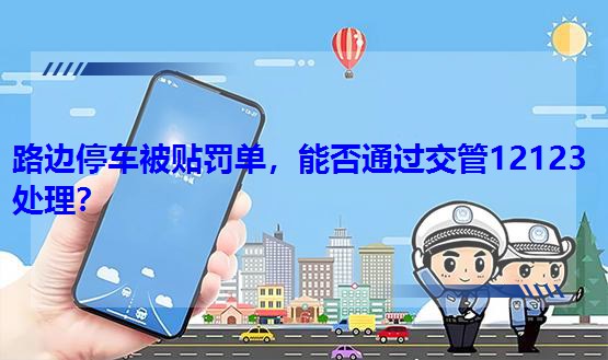 路邊停車被貼罰單,能否通過交管12123處理?